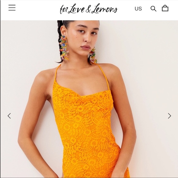 For Love and Lemons Carmela Flower Earrings - Picture 9 of 13